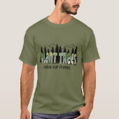 Plant Trees - Save Our Planet, Cool- Groen T-shirt (Voorkant)