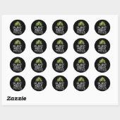 Plant Trees Tree Hugger Earth Day Arbor Day Ronde Sticker (Vel)