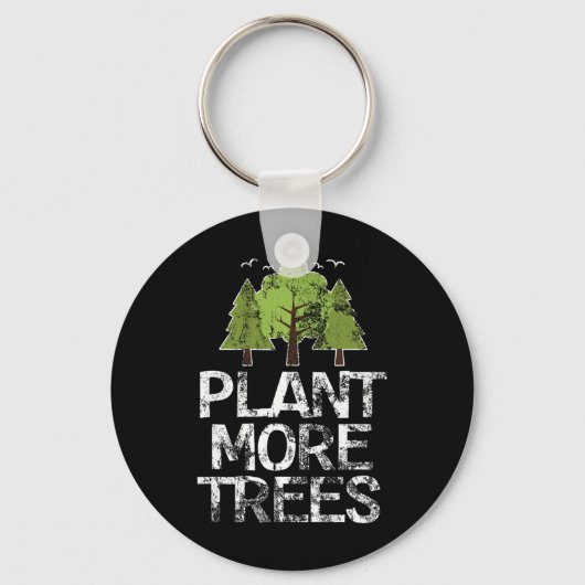Plant Trees Tree Hugger Earth Day Arbor Day Sleutelhanger (Voorkant)