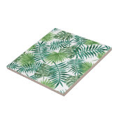 Plant Tropisch Botanisch Palm Leaf Tegeltje (Zijkant)