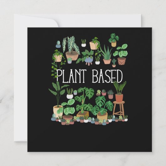 Plant tuin Plant Kaart (Voorkant)