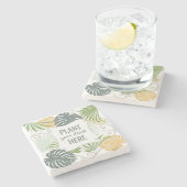 Plant uw Onderzetter van de Steen van de drink (Zijkant)