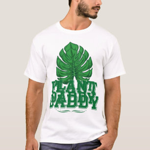 Plant Vader Funny Monstera Plant Liefhebber Gesche T-shirt