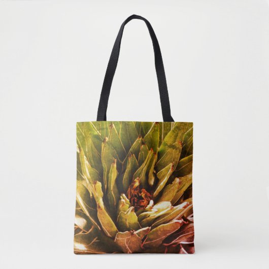 Plant van Aloe Vera, fotografie Tote Bag (Voorkant)