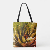Plant van Aloe Vera, fotografie Tote Bag (Achterkant)