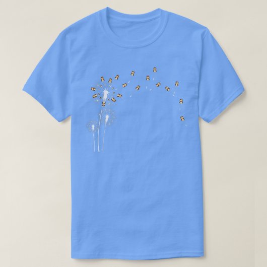 Plant van de dierenbloem - Dandelion Guinea Pig14 T-shirt (Design voorkant)