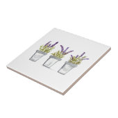 Plant van de lavenhars tegeltje (Zijkant)