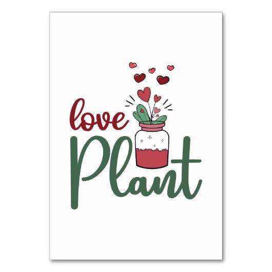 Plant van de paardenliefhebber kaart (Voorkant)