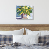 Plant van de slang | Potted House Plant Schilderij Canvas Afdruk (Insitu (Slaapkamer))