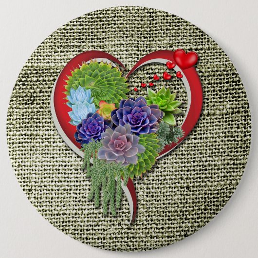 Plant van de tuin van de zuilige liefhebbers ronde button 6,0 cm (Voorkant)