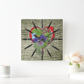 Plant van de tuin van de zuilige liefhebbers vierkante klok (Huis)