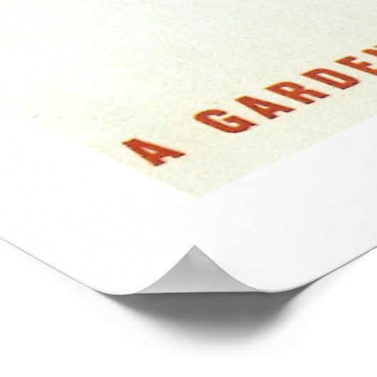 Plant van de Victory Garden Poster (Hoek)