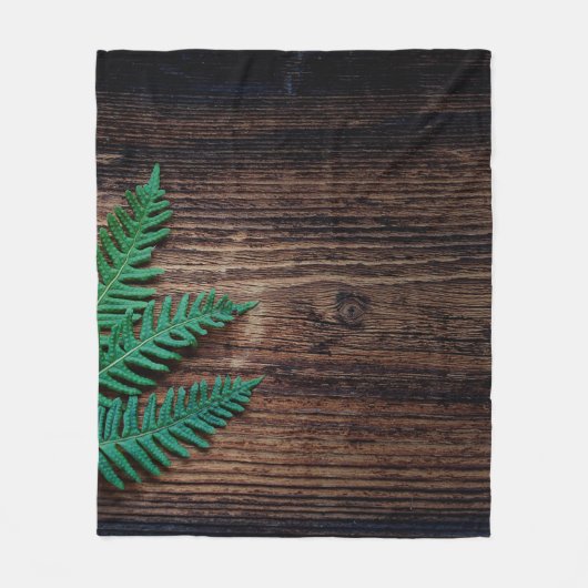 Plant van fern fleece deken (Voorkant)
