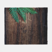 Plant van fern fleece deken (Voorkant (Horizontaal))
