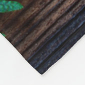 Plant van fern fleece deken (Hoek)