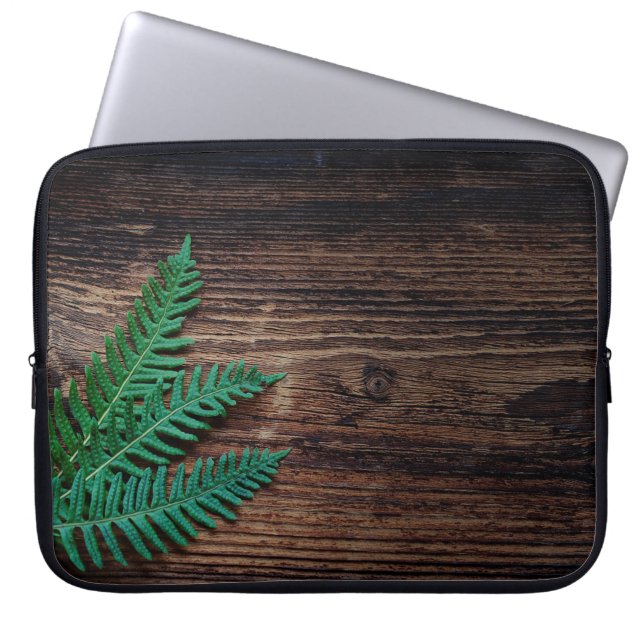 Plant van fern laptop sleeve (Voorkant)