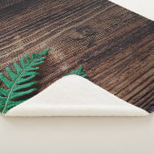 Plant van fern sherpa deken (3/4)