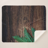 Plant van fern sherpa deken (Voorkant (horizontaal))