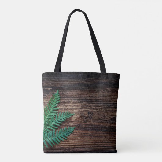Plant van fern tote bag (Achterkant)