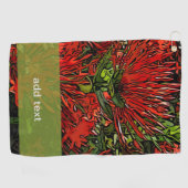 Plant van Firebush Golfhanddoek (Horizontaal)