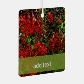 Plant van Firebush Metalen Ornament (Voorkant Rechts)