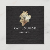 Plant van goudWaterverf Visitekaartje (Voorkant)