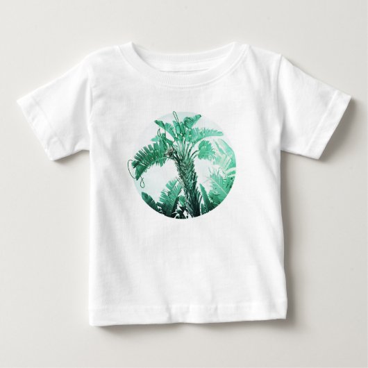 Plant van groene bladbananen (Voorkant)