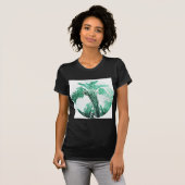 Plant van groene bladbananen t-shirt (Voorkant volledig)