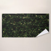 Plant van groene bladeren badhanddoek (Badhanddoek)