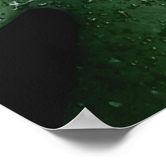 Plant van groene bladeren poster (Hoek)