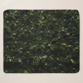 Plant van groene bladeren sherpa deken (Voorkant (horizontaal))