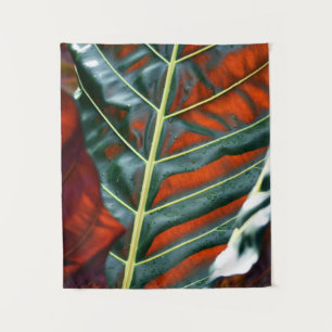 Plant van groene bladeren wandkleed