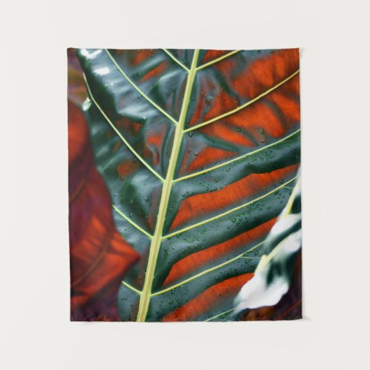 Plant van groene bladeren wandkleed (Voorkant)