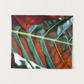 Plant van groene bladeren wandkleed (Voorkant (horizontaal))