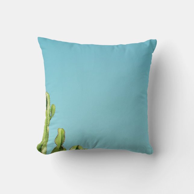 Plant van groene cactus kussen (Voorkant)