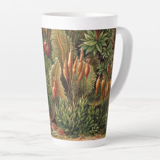 Plant van Haeckel - Life Print Latte Mok (Rechterhoek)