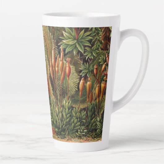 Plant van Haeckel - Life Print Latte Mok (Rechts)