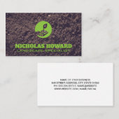 Plant van het bedrijf | grond visitekaartje (Voorkant / Achterkant)