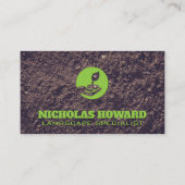 Plant van het bedrijf | grond visitekaartje (Voorkant)