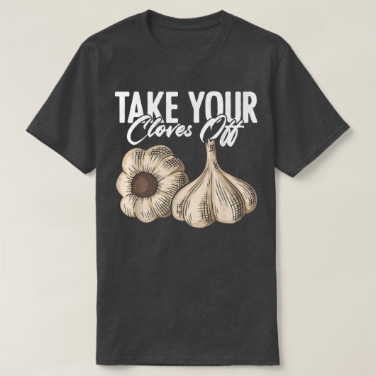 Plant van knoflook voor knoflook M T-shirt (Design voorkant)