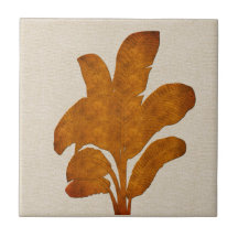 Plant van koperen linen Banana Collage