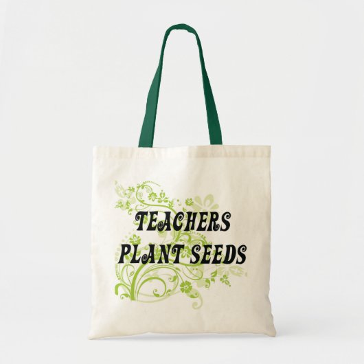 PLANT VAN LEREN TOTE BAG (Voorkant)