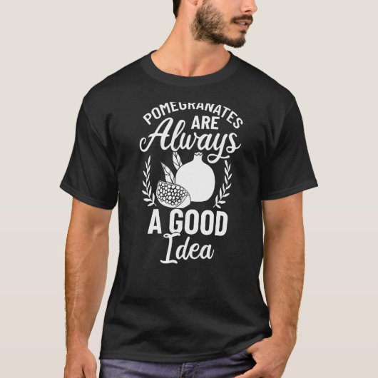 Plant van pomegranaat t-shirt (Voorkant)