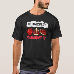 Plant van pomegranaat t-shirt
