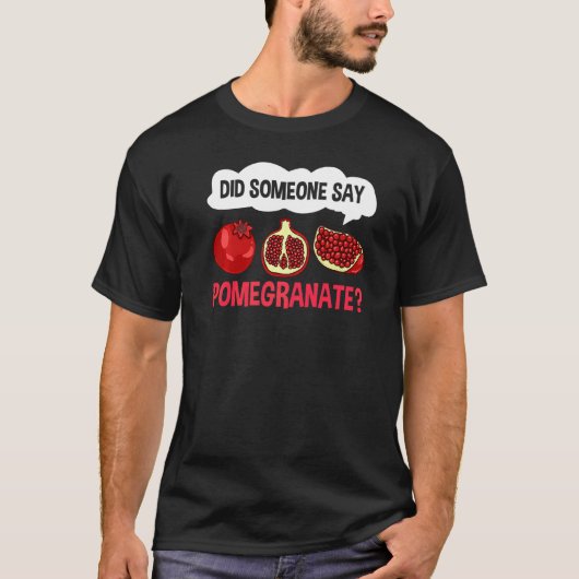 Plant van pomegranaat t-shirt (Voorkant)