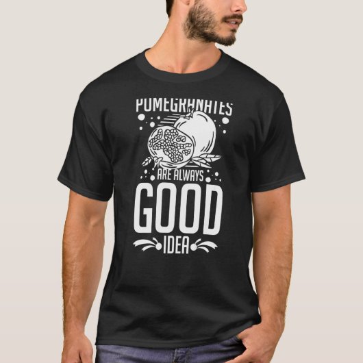 Plant van pomegranaat t-shirt (Voorkant)