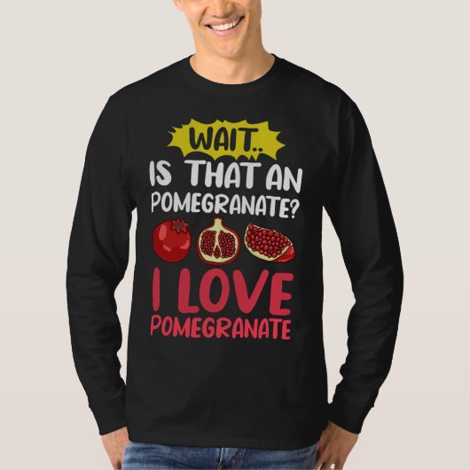 Plant van pomegranaat t-shirt (Voorkant)