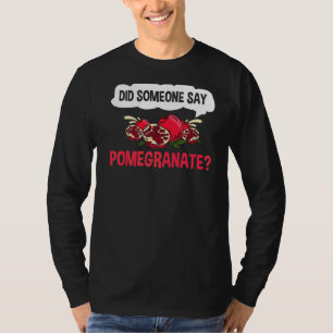 Plant van pomegranaat t-shirt