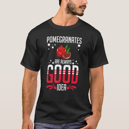Plant van pomegranaat t-shirt (Voorkant)