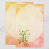 Plant van tomaten en bijen 3 (Voorkant / Achterkant)